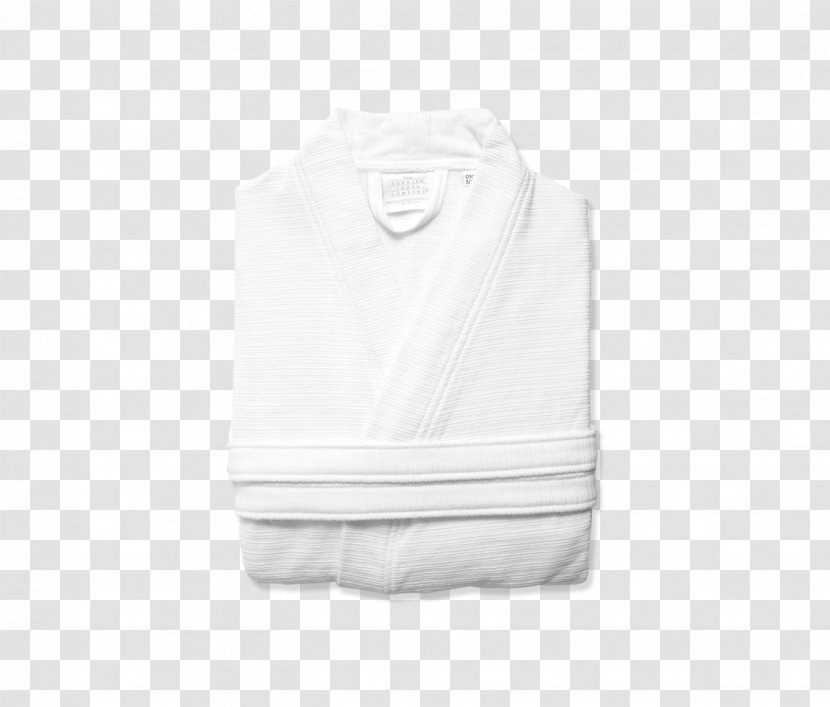 Towel Bathrobe Bathroom Outerwear - White Transparent PNG