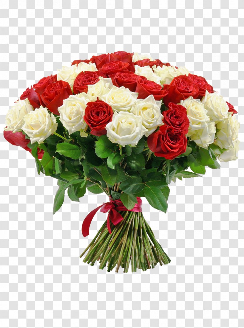 Flower Bouquet Rose Cut Flowers Valentine's Day - Garden Roses Transparent PNG