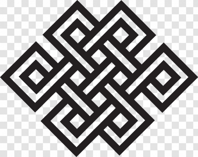 Tibet Endless Knot Buddhist Symbolism Buddhism - Symbol - Geometric Symbols Transparent PNG