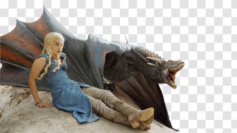 Daenerys Targaryen Arya Stark Drogon Game Of Thrones - Mythical Creature - Season 7 ThronesSeason 5Dragon Transparent PNG