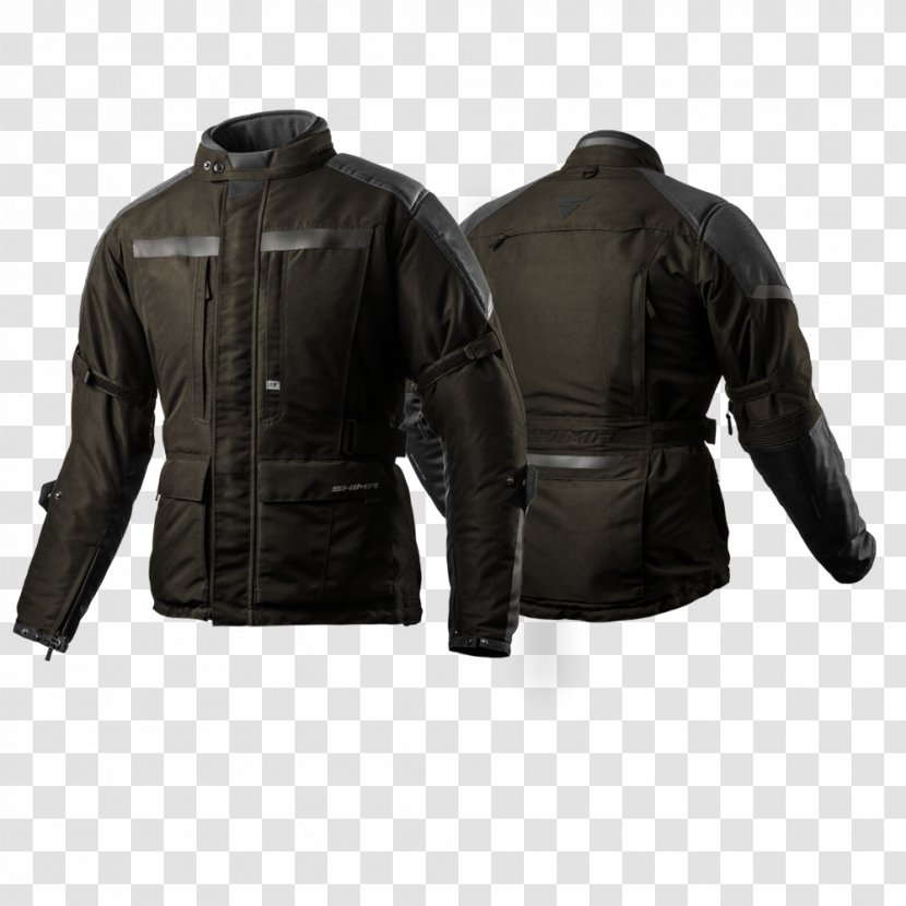 Leather Jacket Motorcycle Personal Protective Equipment Clothing Pocket - Pants Transparent PNG