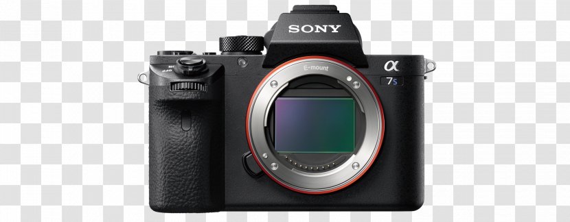 Sony α7 II Alpha A7s 12.2 MP Mirrorless Digital Camera - Fullframe Slr - BlackBody Only 7S α7R IICamera Transparent PNG