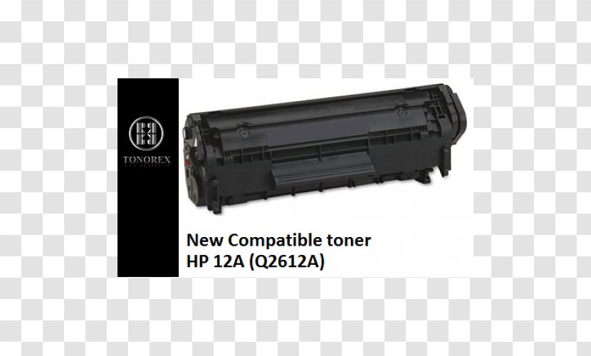 Hewlett-Packard HP Q2612A Black Toner Cartridge Refill - Hewlett-packard Transparent PNG
