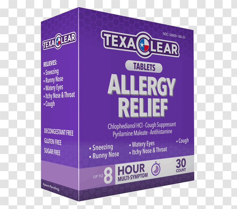 Allergy Cough Rhinorrhea Antihistamine Sneeze - Purple Transparent PNG