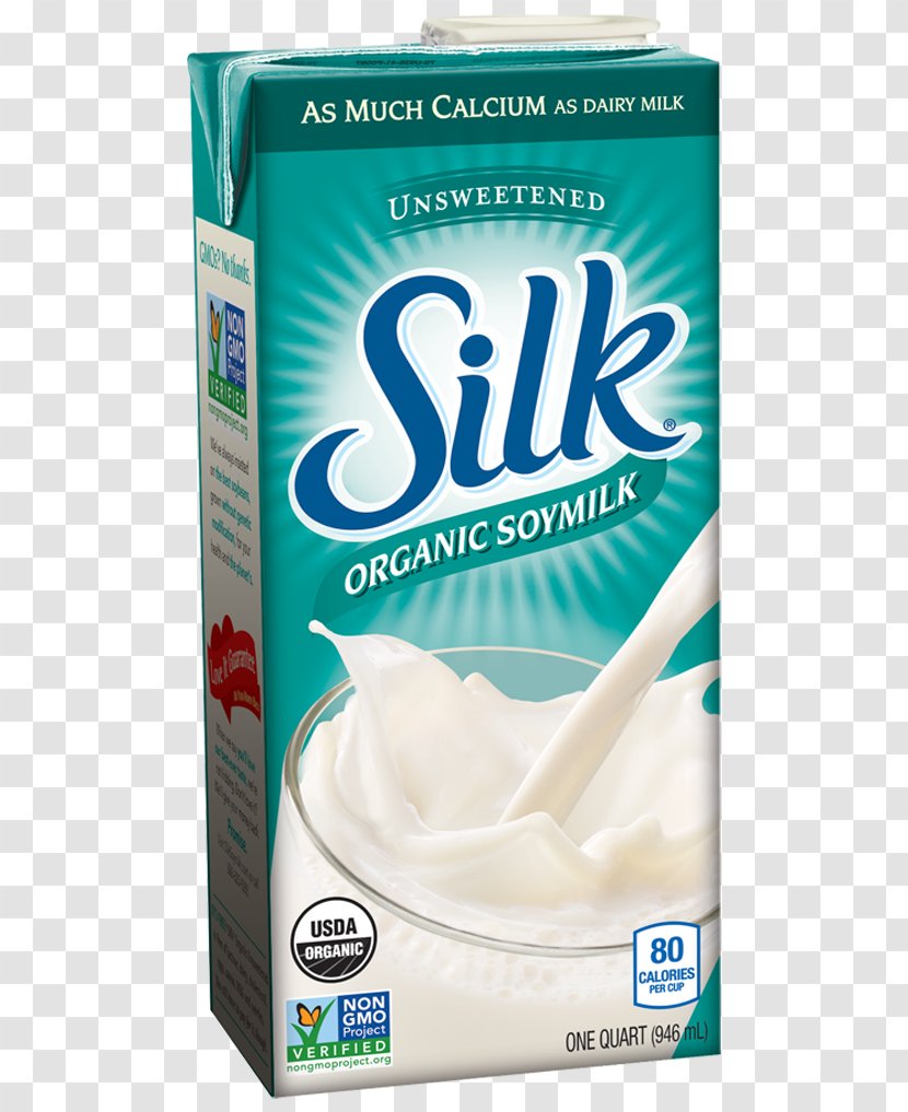 Soy Milk Almond Silk Organic Unsweetened Soymilk Food Transparent PNG