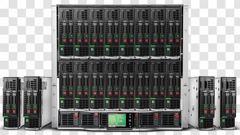 Hewlett-Packard Blade Server HP BladeSystem ProLiant Hewlett Packard Enterprise - Computer Cluster Transparent PNG