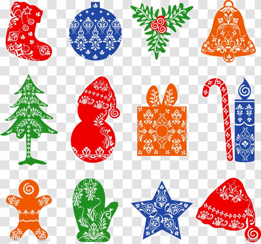 Christmas Gift Illustration - Pattern Material Transparent PNG