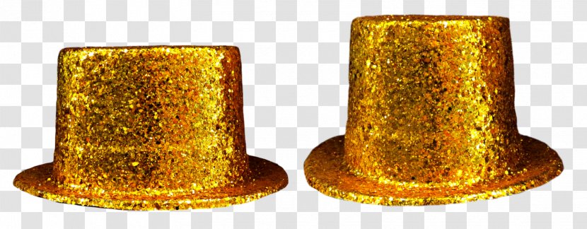 Golden Hat Party - Silver Transparent PNG