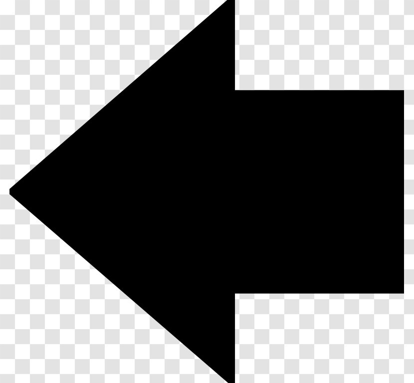 Arrow Vector Graphics Symbol - Blackandwhite - Logo Transparent PNG