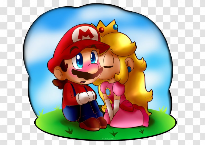Princess Peach Super Mario World Bros. Luigi - Heart Transparent PNG