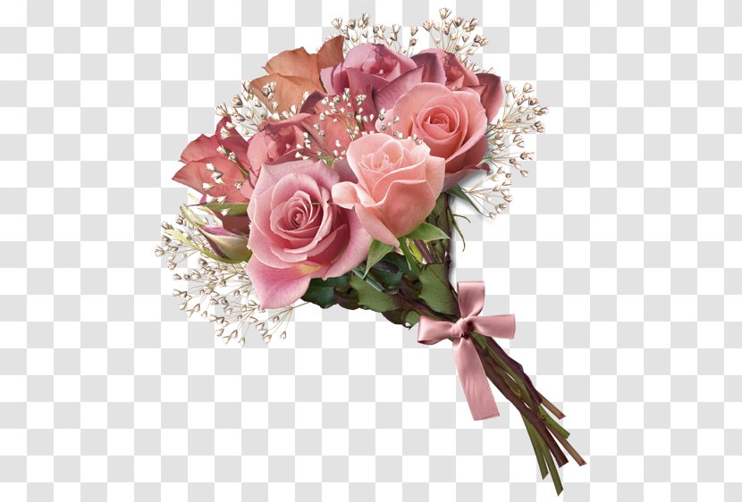 Flower Bouquet Rose Clip Art - Pink Clipart Transparent PNG