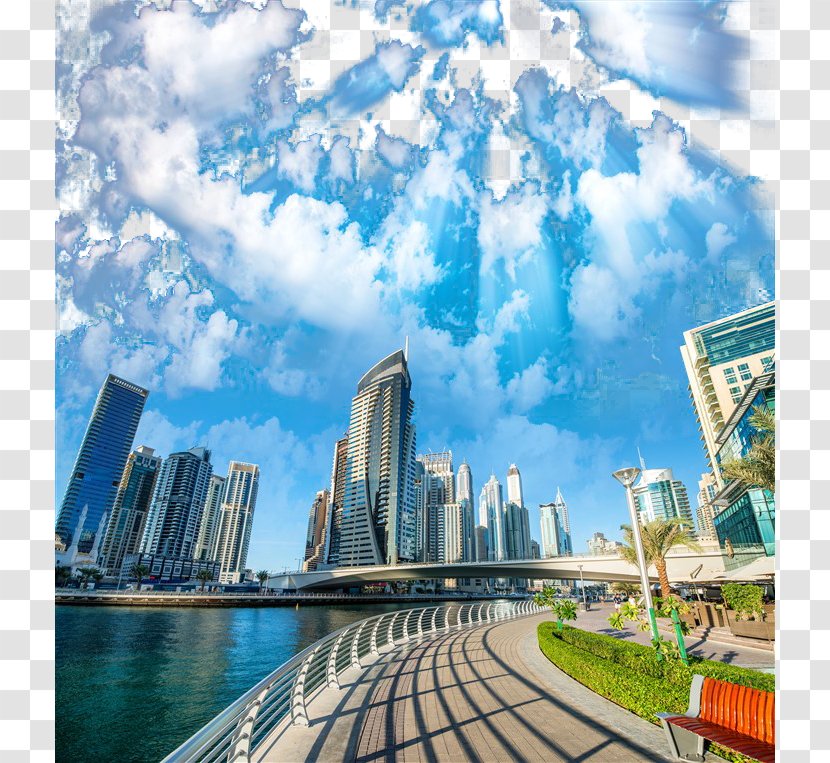 Dubai Marina Photography Wallpaper - City - Scenery HD Photo Transparent PNG