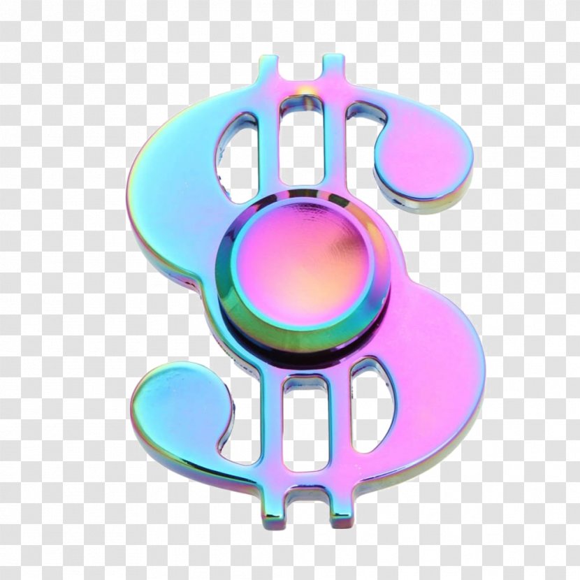 Fidget Spinner Fidgeting Dollar Sign Money Color Transparent PNG