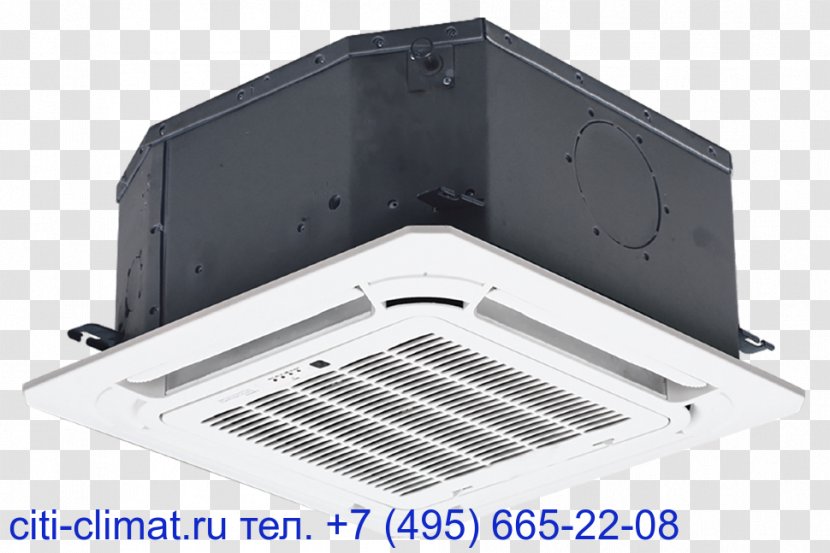 Fan Coil Unit Air Conditioning Ceiling - Heat Pump Transparent PNG