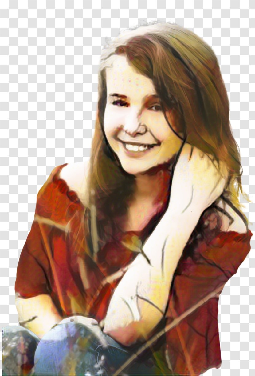 Portrait - Brown Hair - Art Transparent PNG