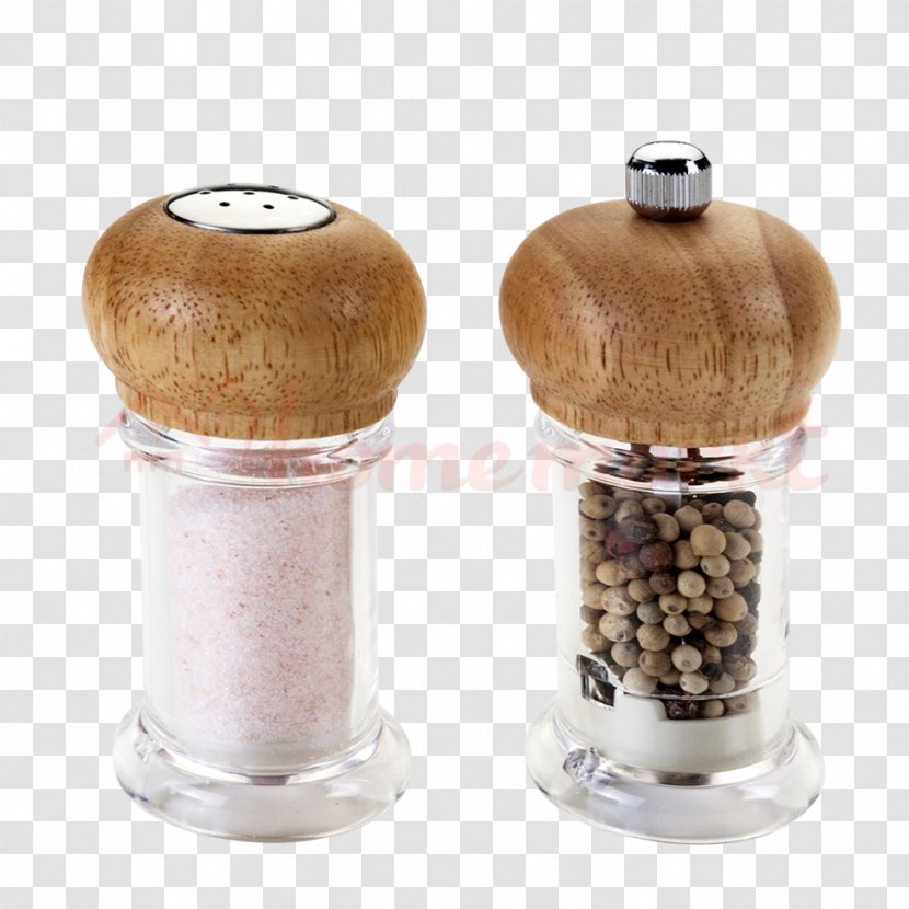 Salt And Pepper Shakers Black Wood - Vinegar Transparent PNG