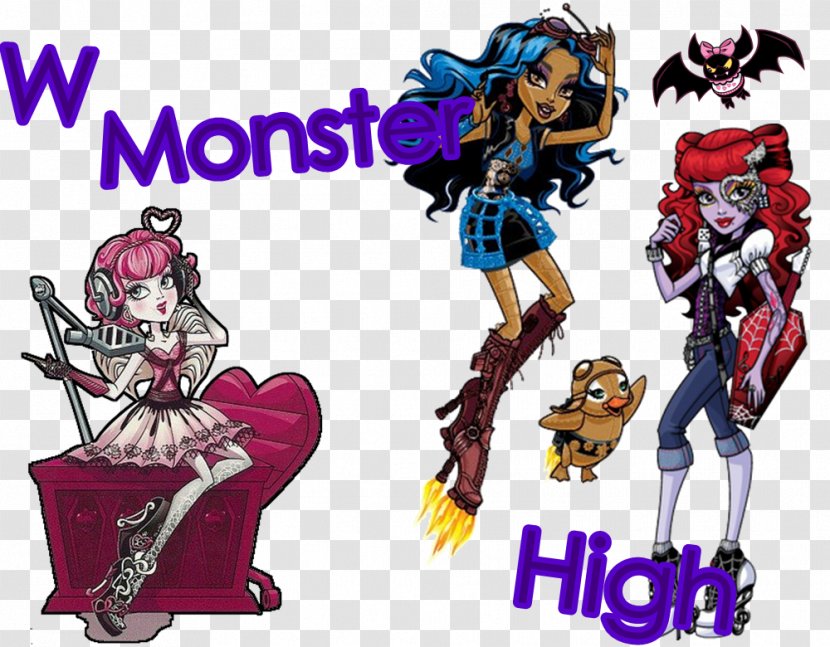 Frankie Stein Monster High Fiction Character - Cartoon - Venus Transparent PNG