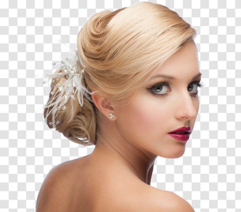 Bride Hairdresser Wedding Beauty Parlour Hairstyle - Hair Style Transparent PNG