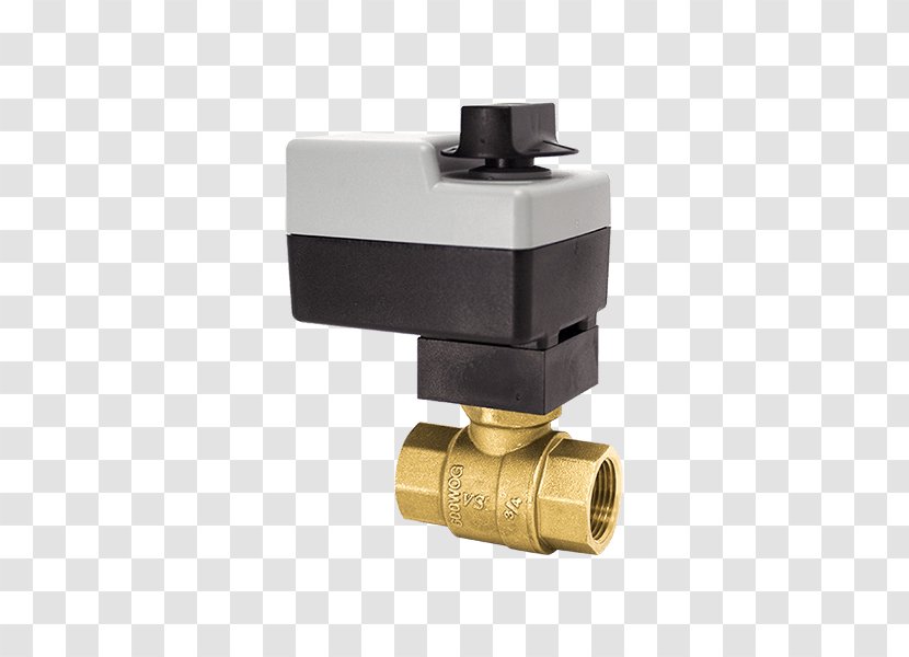 Ball Valve Actuator Automation - Pneumatics - Brass Transparent PNG