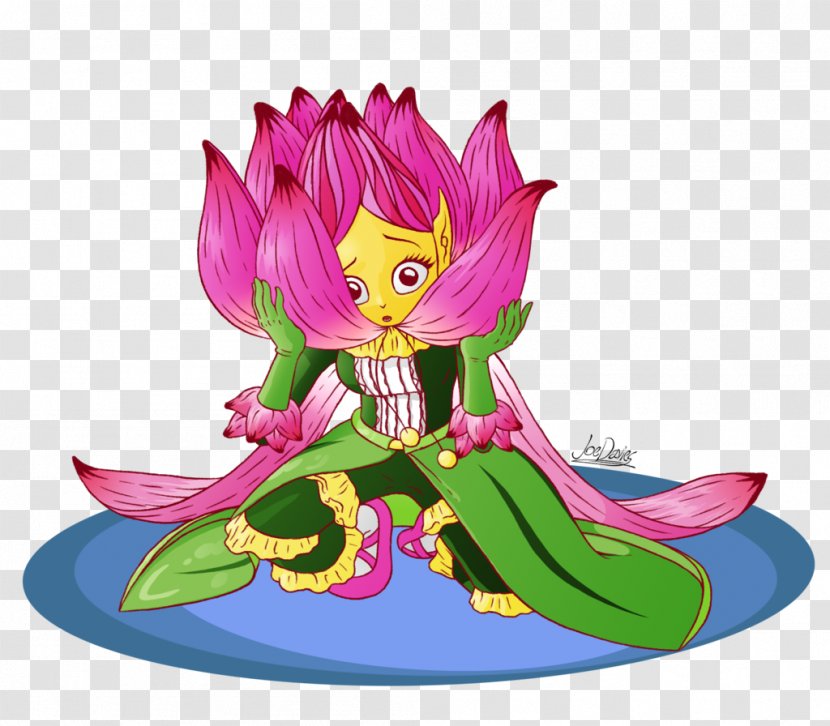 Flower Cartoon Purple Figurine - Legendary Creature - Lotus Aestheticism Transparent PNG