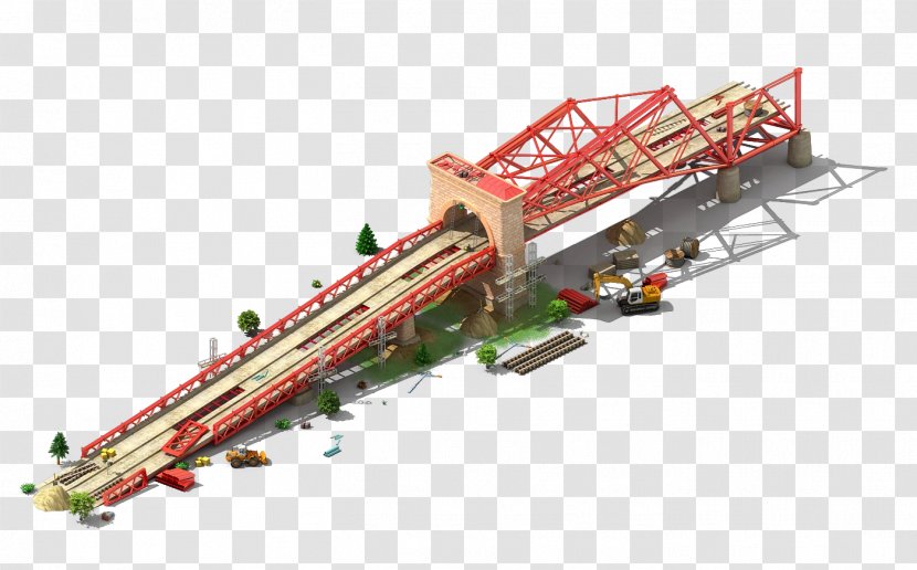 Train Rail Transport Architectural Engineering Bridge - Skyscraper - Construction Transparent PNG