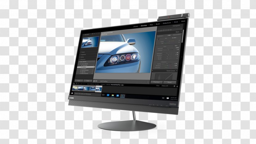 ThinkVision Displays Computer Monitors IPS Panel DisplayPort Liquid-crystal Display - Product Transparent PNG