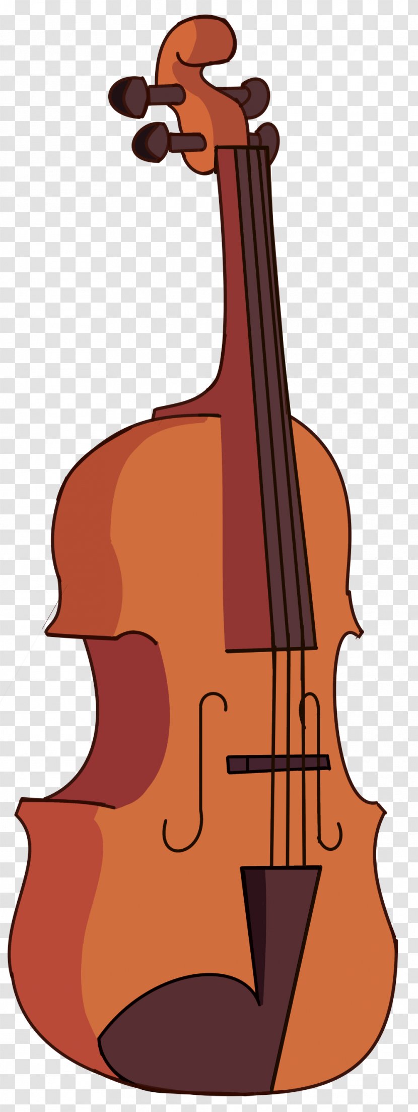 Violin Family Cello Musical Instruments Double Bass - Heart Transparent PNG
