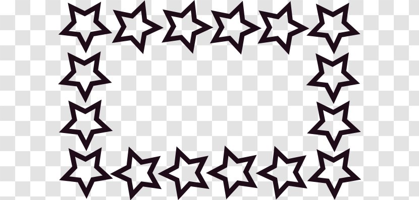 Star Clip Art - Yellow - Black Award Cliparts Transparent PNG