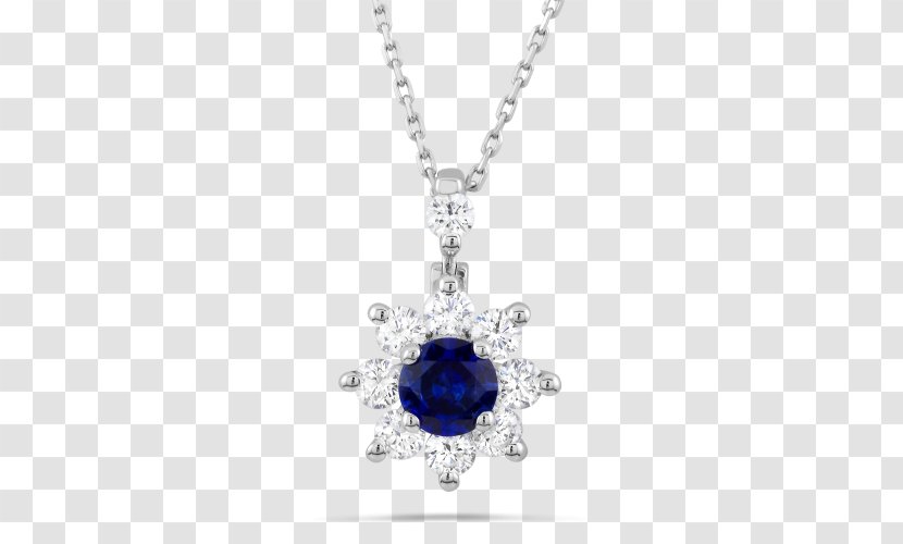 Sapphire Earring Necklace Carat Diamond - Silver Transparent PNG