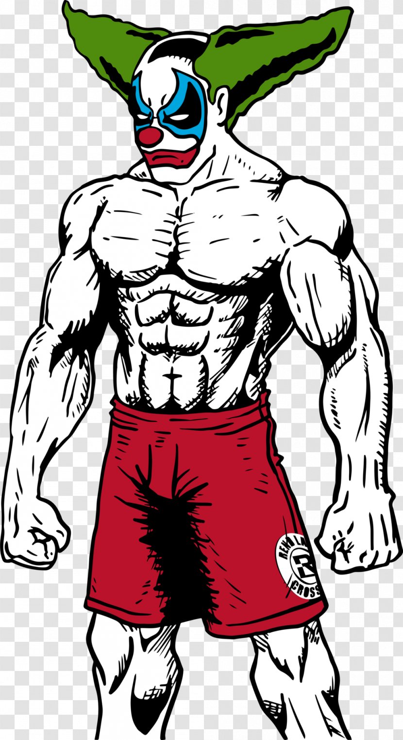 CrossFit Evil Clown Drawing - Muscle Transparent PNG