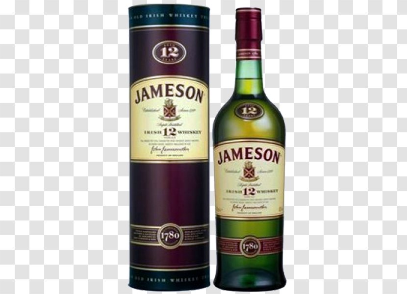 Liqueur Jameson Irish Whiskey Dessert Wine - Distilled Beverage Transparent PNG