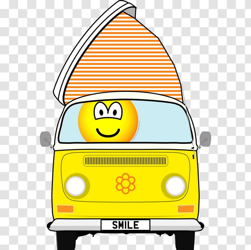 Emoticon Smiley Campervan Emoji - Compact Car Transparent PNG