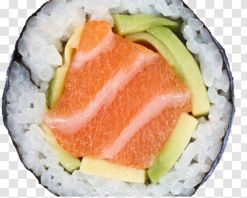 Sushi California Roll Japanese Cuisine Sashimi Philadelphia - Side Dish Transparent PNG