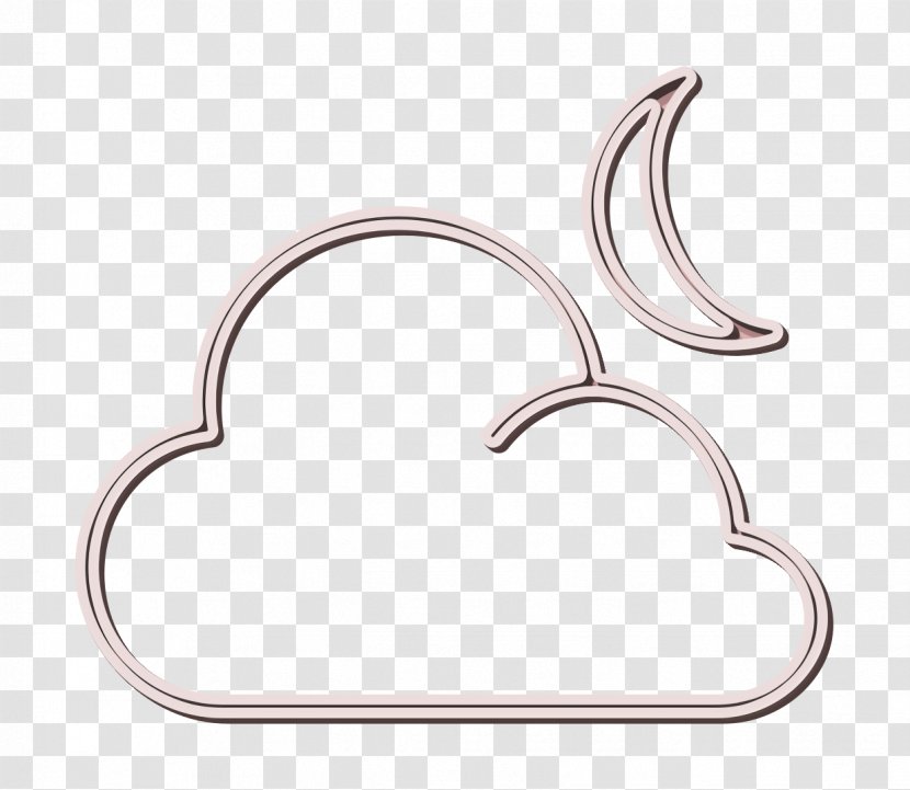 Cloud Icon - Ear - Metal Hook Transparent PNG
