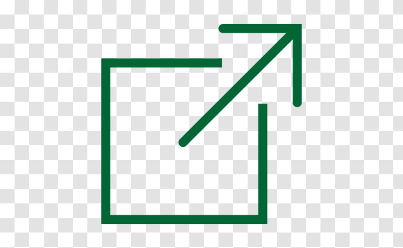 Line Triangle Brand - Green Transparent PNG
