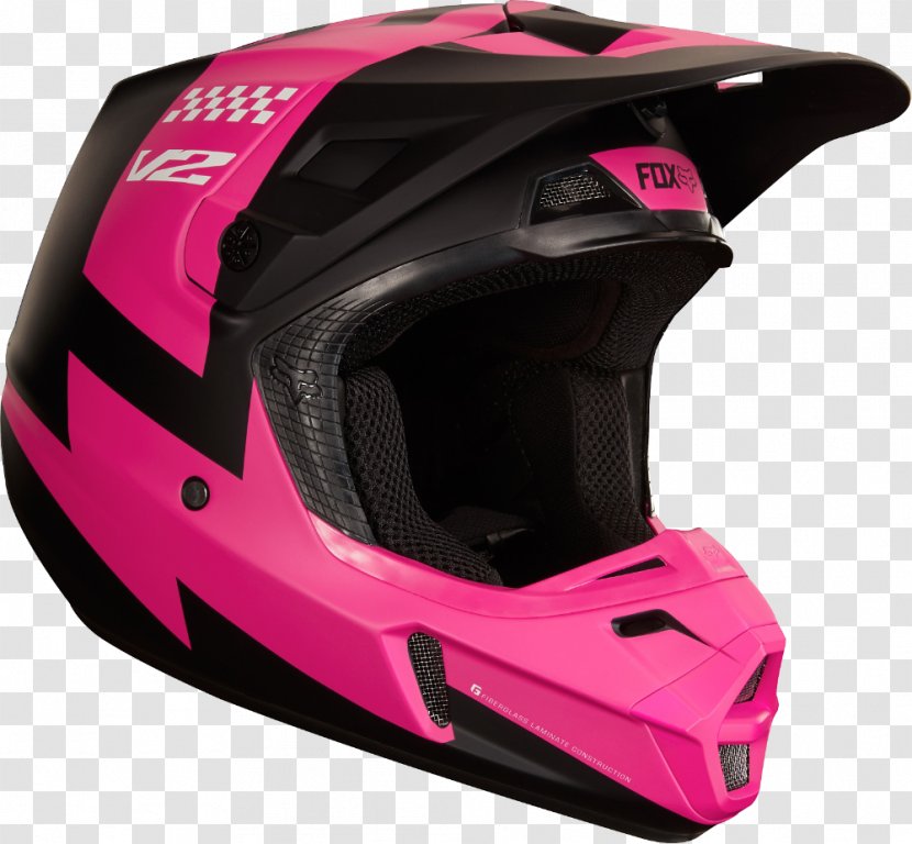 Motorcycle Helmets Fox Racing Helmet - Riding Gear Transparent PNG