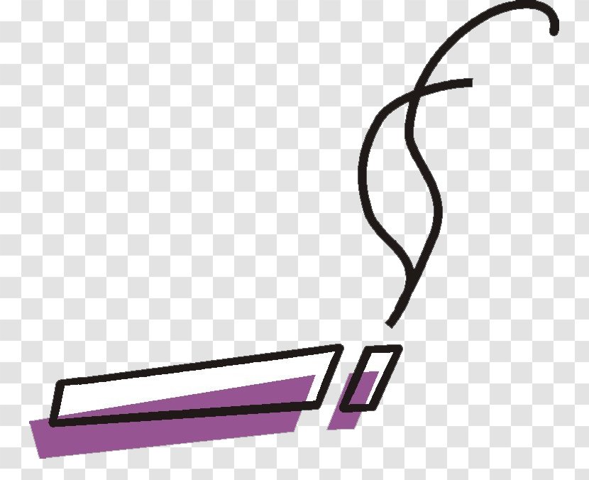 Combustion Illustration - Flower - Purple Burning Cigarette Butts Transparent PNG