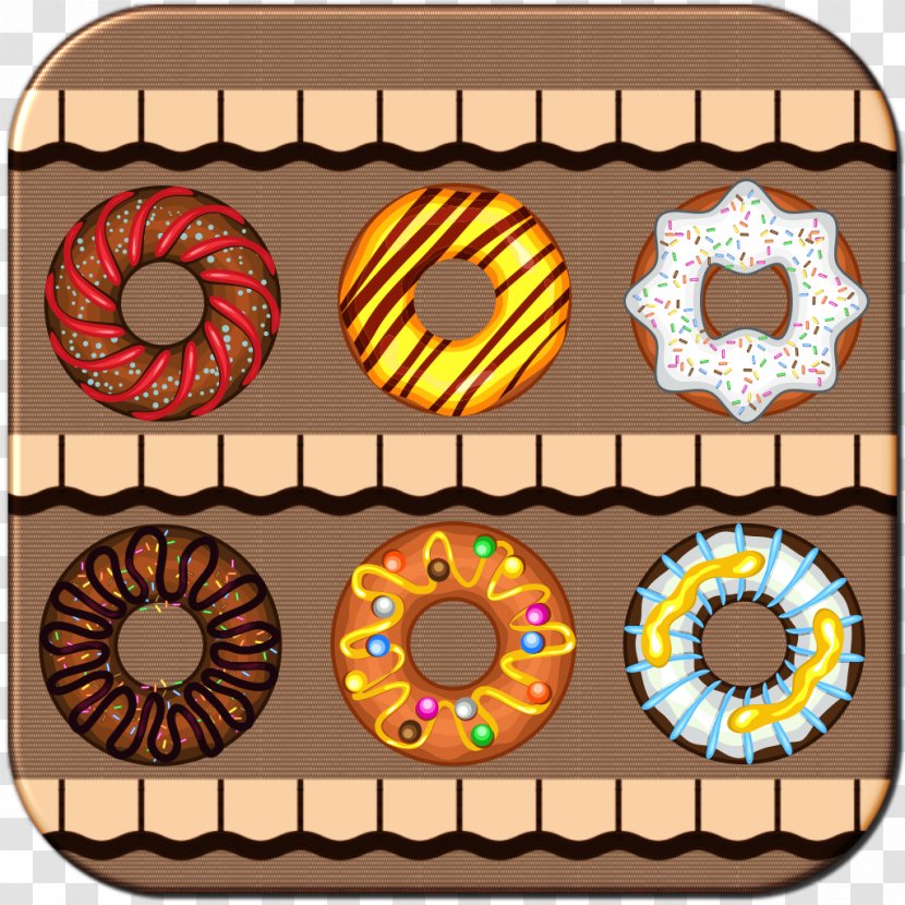 Food Circle Font - Donuts Vector Transparent PNG