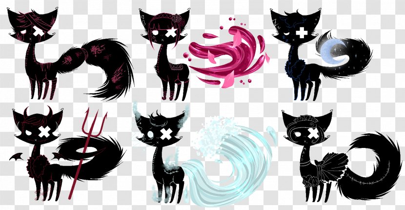 Norwegian Forest Cat Kitty Pryde Kitten Drawing Black - Shadow Transparent PNG