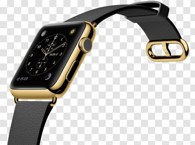 Apple Watch Series 3 2 - Colored Gold Transparent PNG