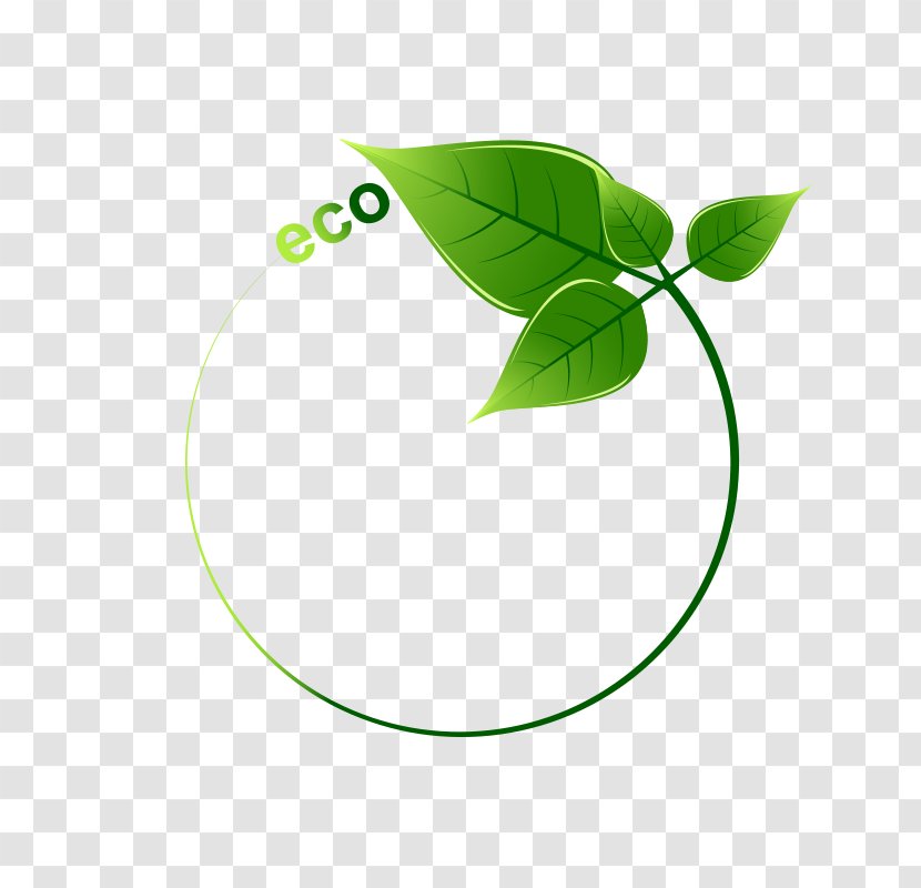 Facebook Icon - Area - Surrounded By Green Leaves Eco Transparent PNG
