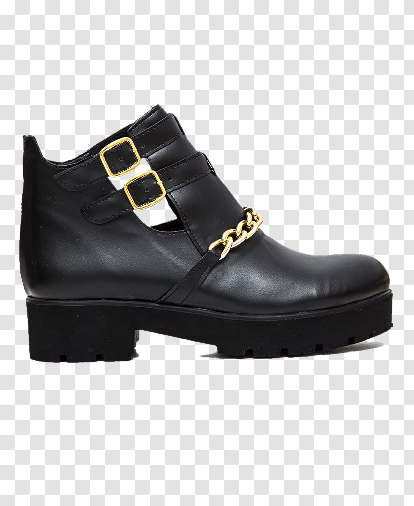 Leather Shoe Boot Walking Black M - Work Boots Transparent PNG