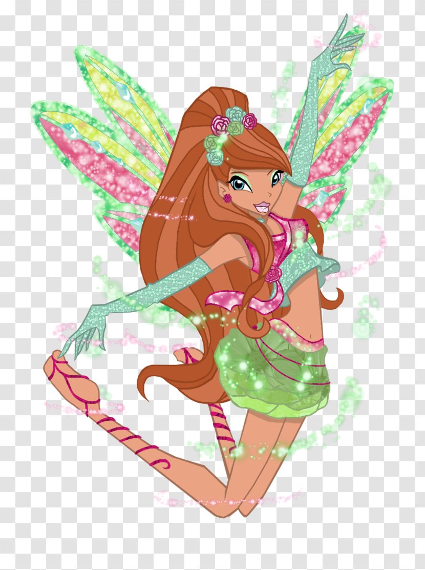 Fairy Flora Bloom Winx Club: Believix In You Drawing - Butterflix Transparent PNG