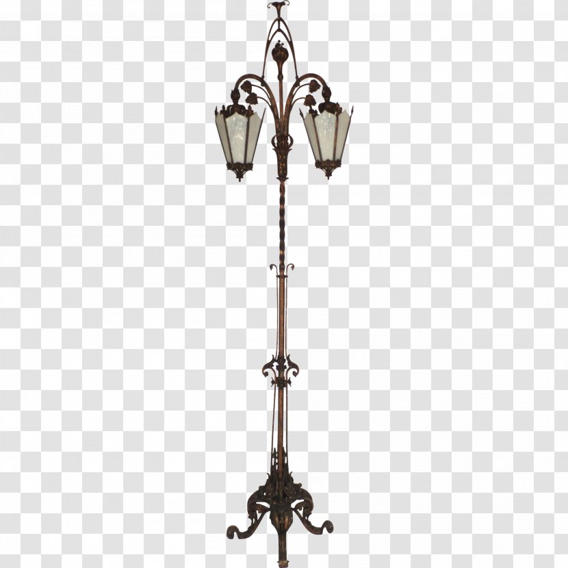 Art Nouveau Lampe De Bureau Floor Glass - Lamp Transparent PNG
