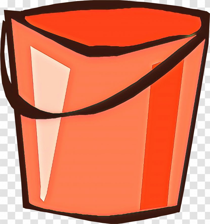Orange - Waste Container - Laundry Basket Containment Transparent PNG