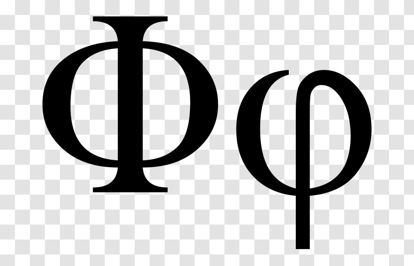 Phi Golden Ratio Greek Alphabet Symbol - Number Transparent PNG