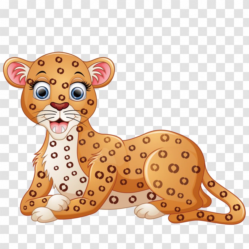 Lovely Little Leopard - Carnivoran - Royalty Free Transparent PNG