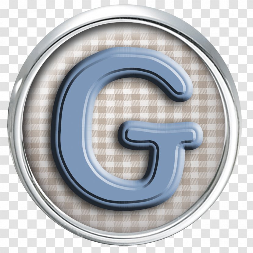 Number Letter Clip Art - Blue Gingham Transparent PNG