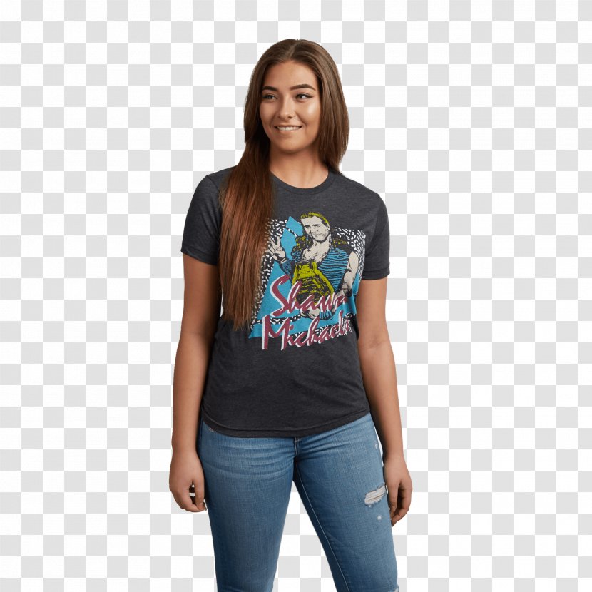 T-shirt Clothing Sleeve Shoulder Jeans - T Shirt - Shawn Michaels Transparent PNG