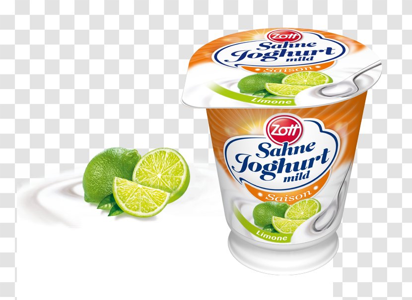 Limeade Zott Milk Yoghurt - Lime Transparent PNG